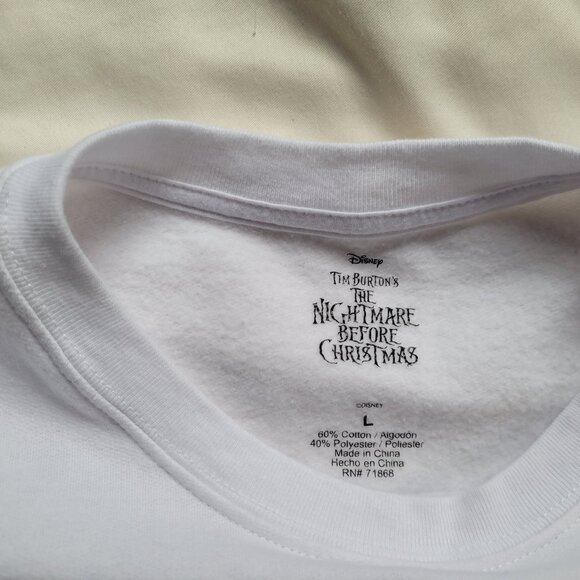 The Nightmare Before Christmas Ctopped Sweatshirt - Picture 2 of 3